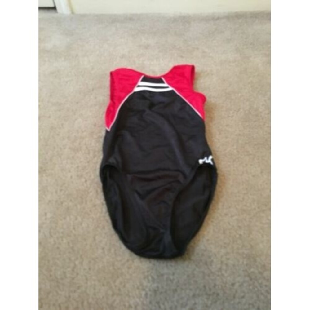 Gk Elite Sportswear Girls SwimSuit 1 Piece Size Large Multicolor